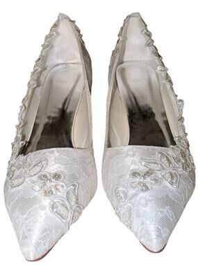 Emily Bridal Wedding Shoes Size 10